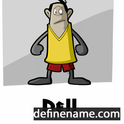 cartoon of the name Del