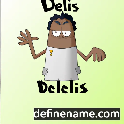 cartoon of the name Deladis