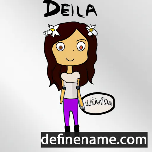 Delaira cartoon