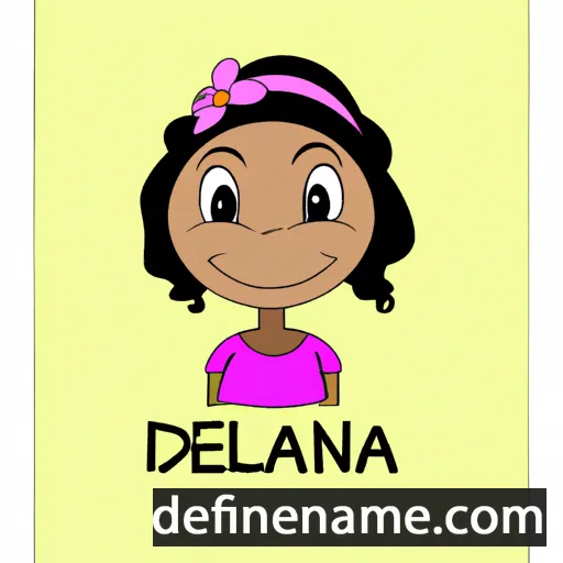 Delana cartoon