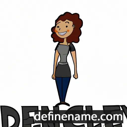 cartoon of the name Delancy