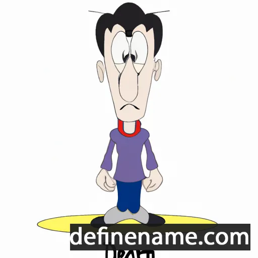 cartoon of the name Delaram