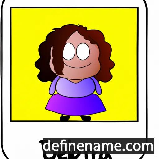 cartoon of the name Delberta