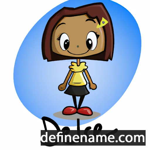 cartoon of the name Delcie