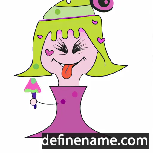 cartoon of the name Delece