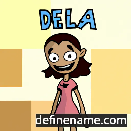 Delfa cartoon