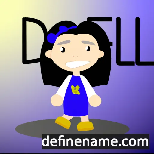 cartoon of the name Delfí