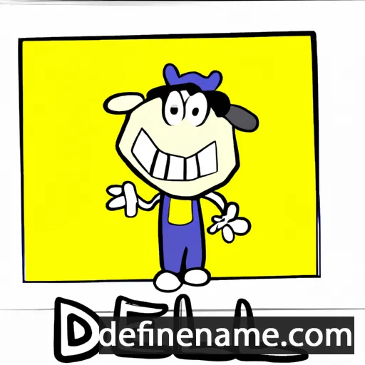 cartoon of the name Deli