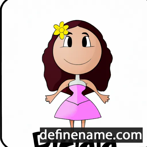 cartoon of the name Deliah