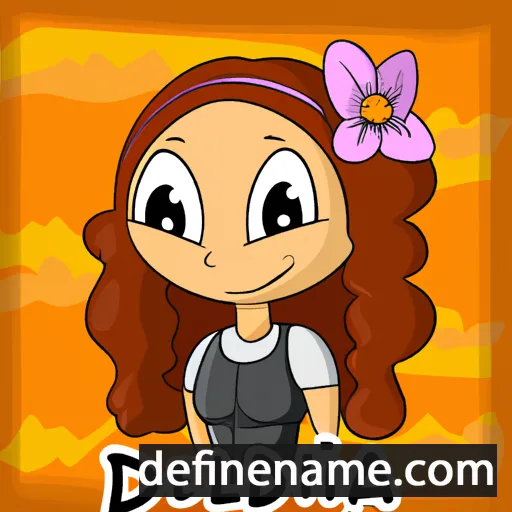 cartoon of the name Delida