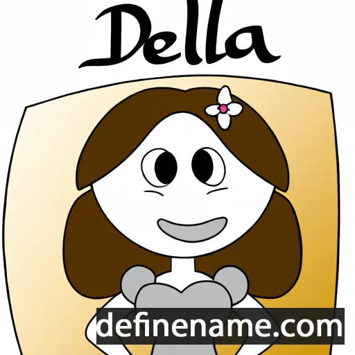 cartoon of the name Delila