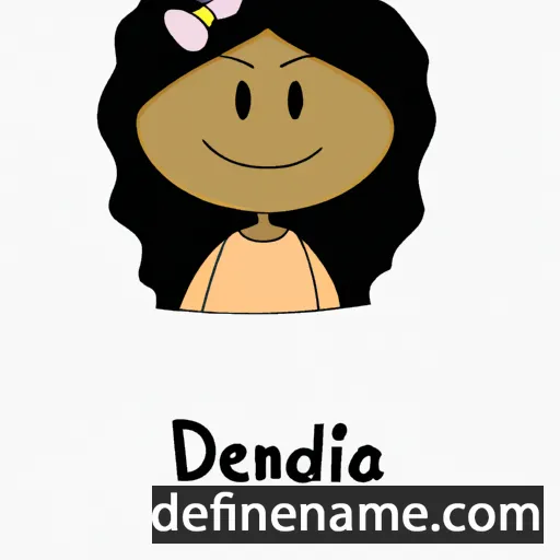 cartoon of the name Delinda