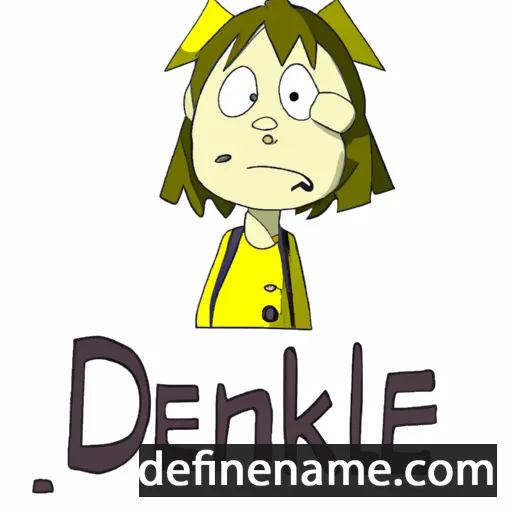 cartoon of the name Delinke