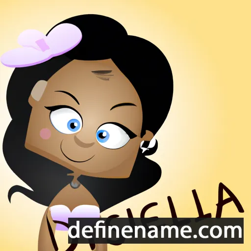 cartoon of the name Delisja