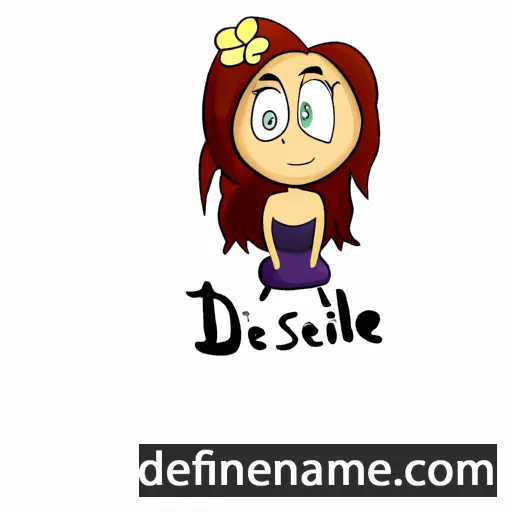 cartoon of the name Delisse