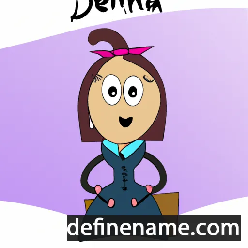 Deljana cartoon