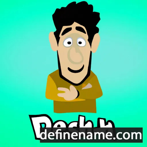 cartoon of the name Delkash