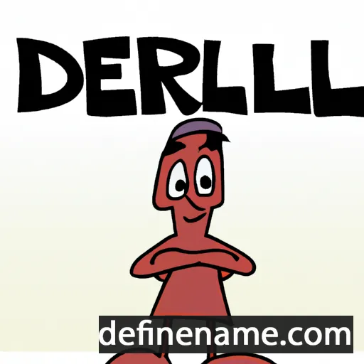 cartoon of the name Dellar