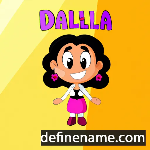 Delliah cartoon