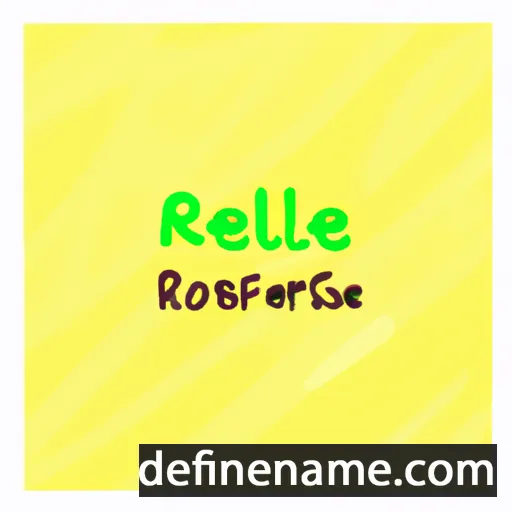 cartoon of the name Delloreese