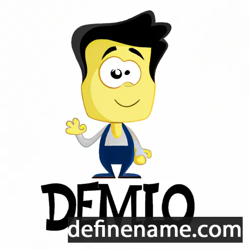 cartoon of the name Delmiro