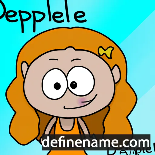 cartoon of the name Delphie