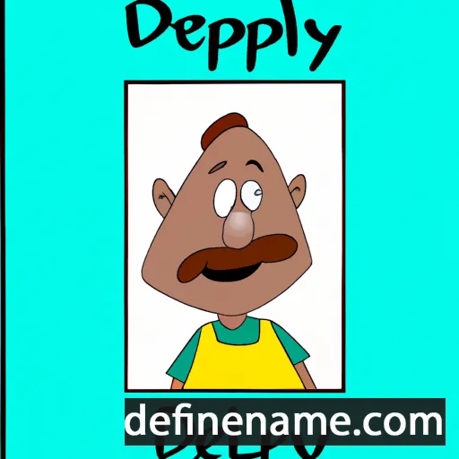 cartoon of the name Delphy