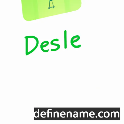 cartoon of the name Delsie