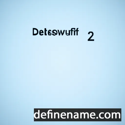 cartoon of the name Delsworth