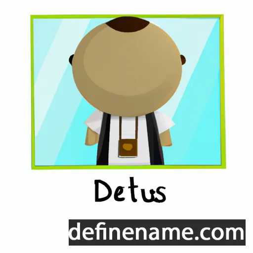 cartoon of the name Deltus