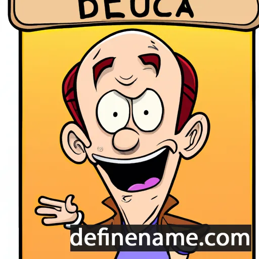 cartoon of the name Delucas