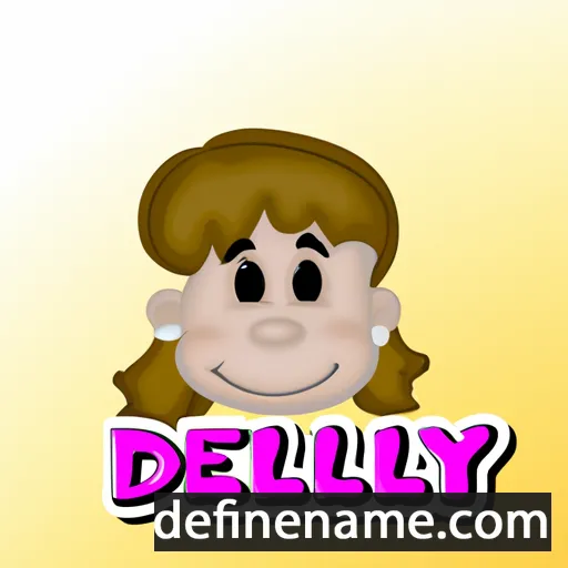 cartoon of the name Dely