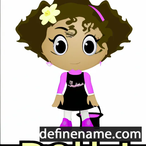 cartoon of the name Delylah