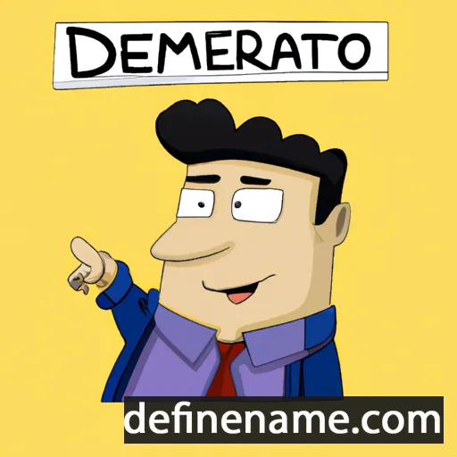 cartoon of the name Demarato