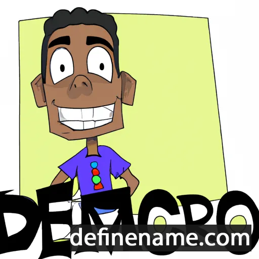 cartoon of the name Demarco