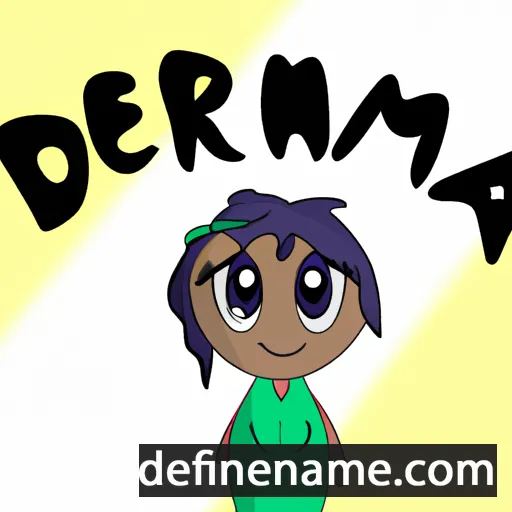 cartoon of the name Demaria