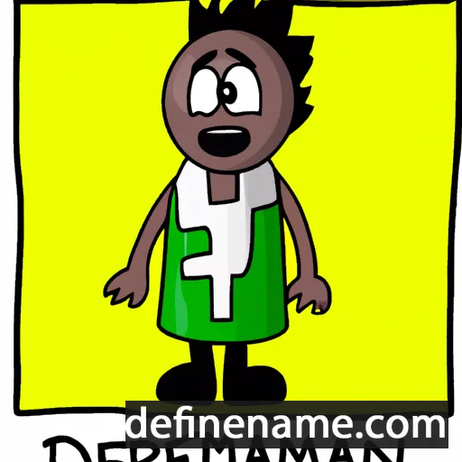 cartoon of the name Demarian