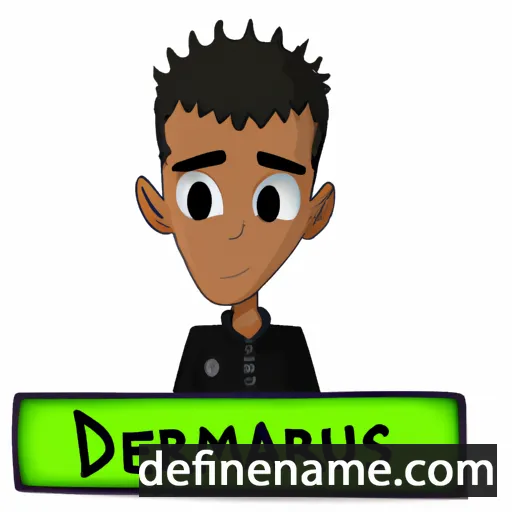 cartoon of the name Demarius