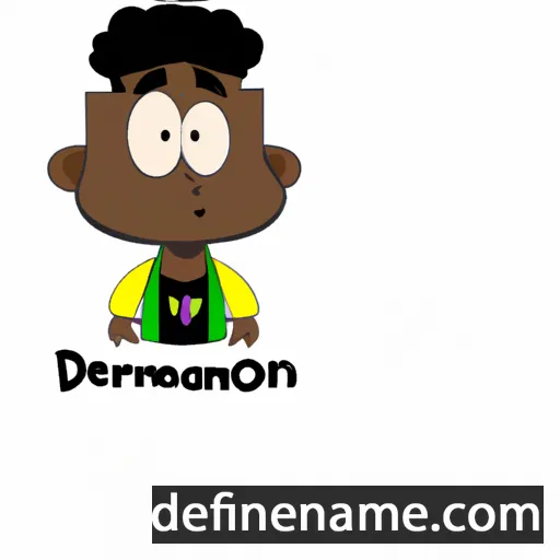 cartoon of the name Demarrion