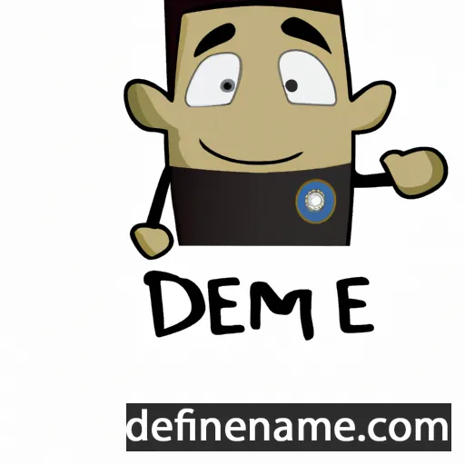 cartoon of the name Deme