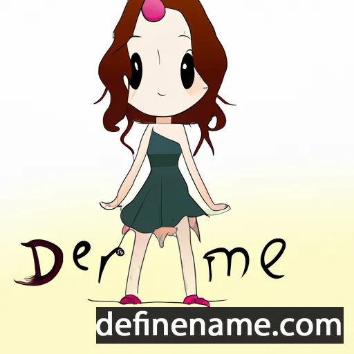 cartoon of the name Demere