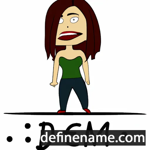 cartoon of the name Demet