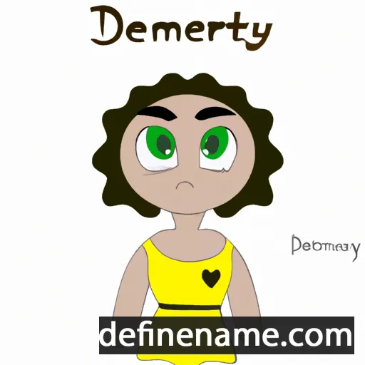 Demeteriya cartoon