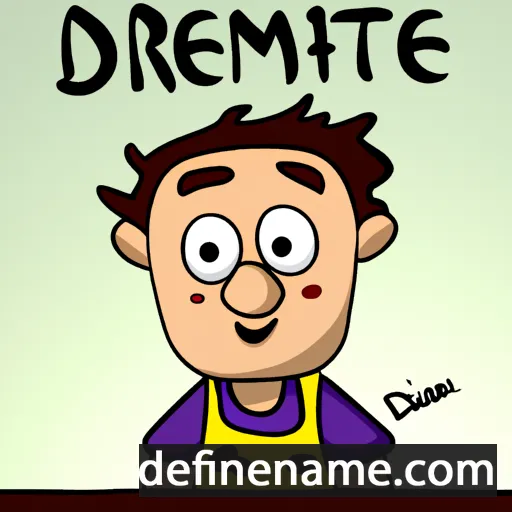 cartoon of the name Demetrije