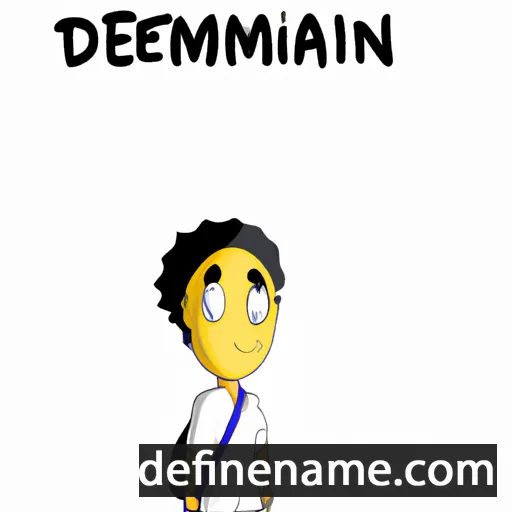 cartoon of the name Demiblanc