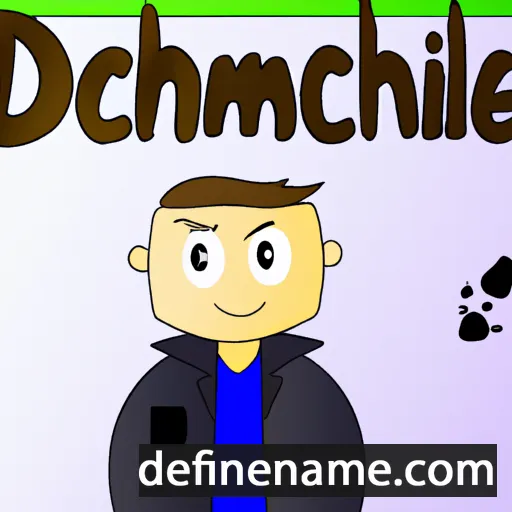 cartoon of the name Demichael