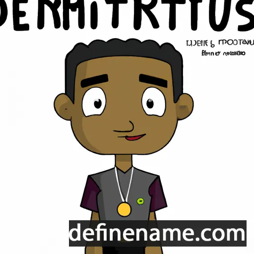 cartoon of the name Demitrius