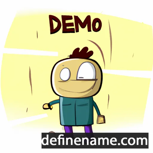 cartoon of the name Demko