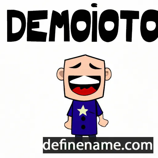 Demócrito cartoon