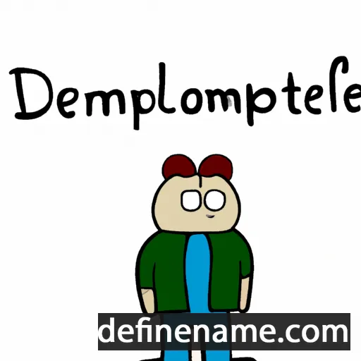 Démophile cartoon